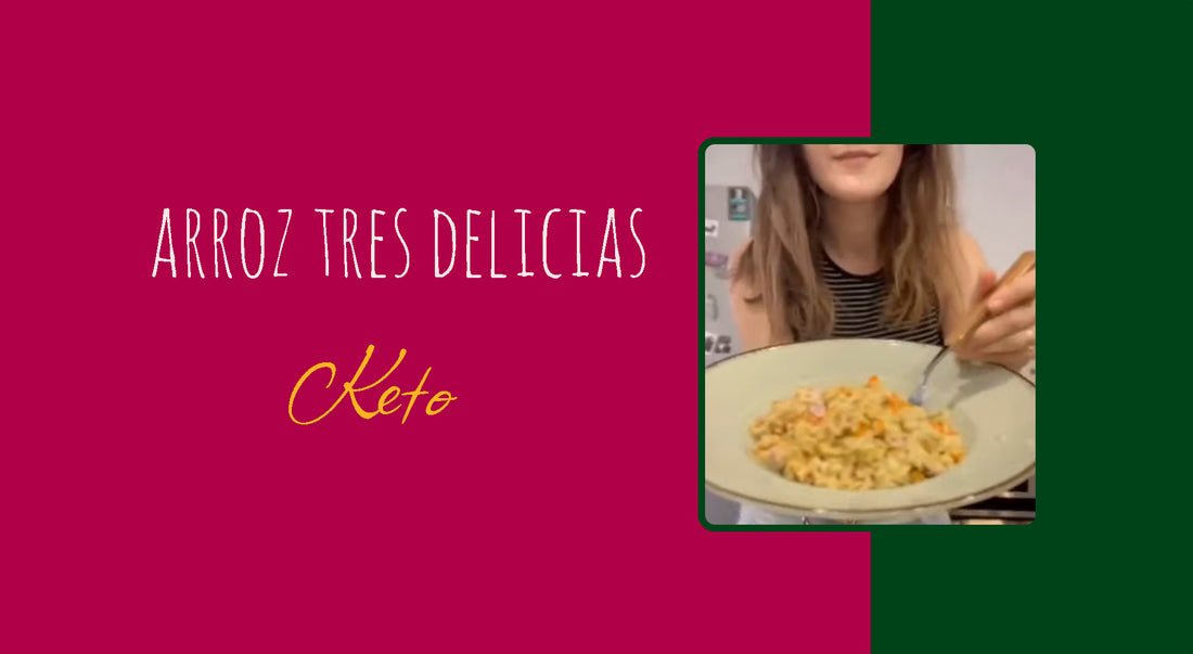 arroz de coliflor tres delicias keto