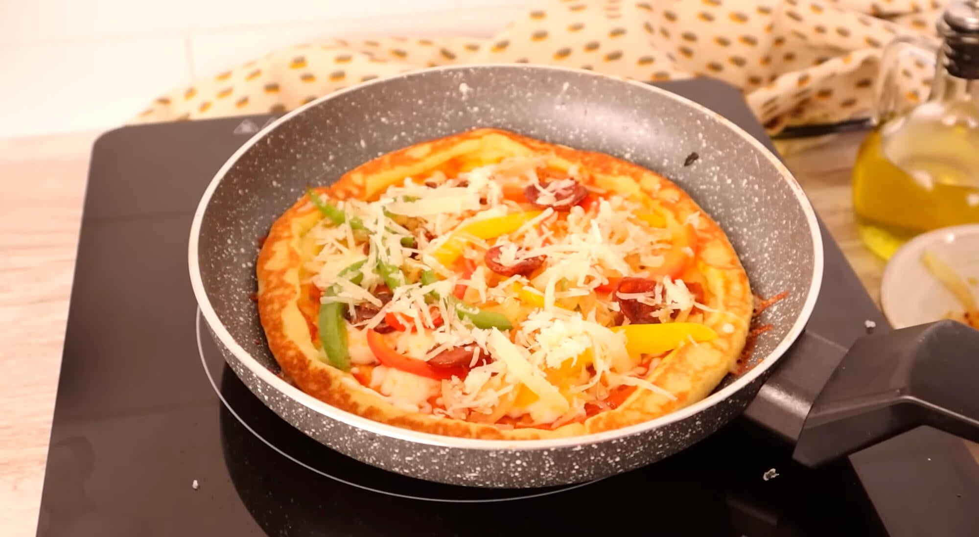 Hacer Receta de Masa de Pizza sin Gluten en Sartén