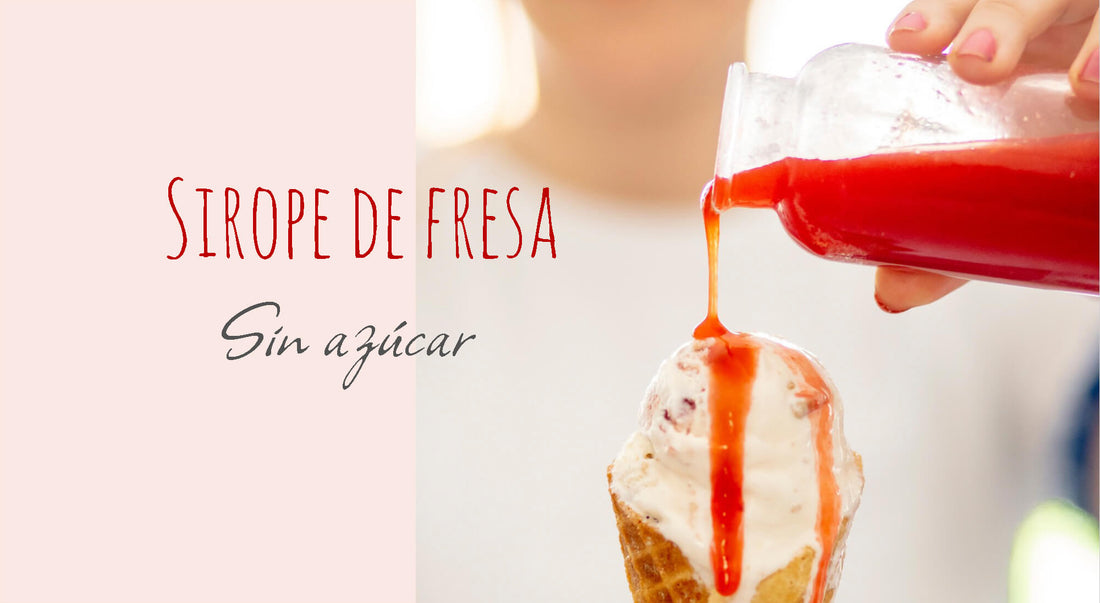 receta de sirope de fresa sin azúcar