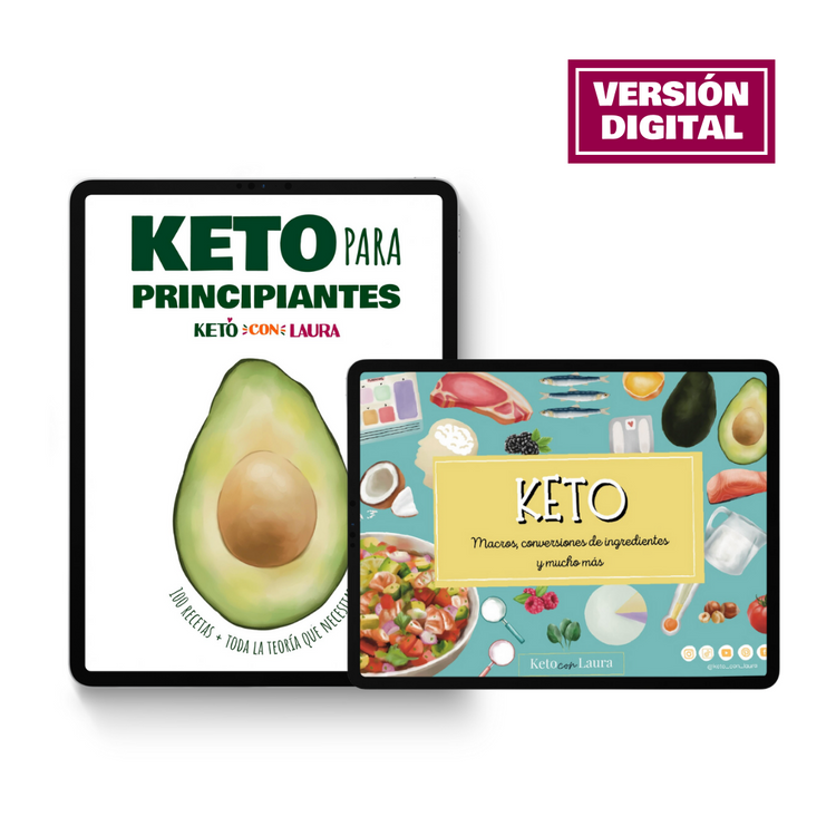 KETO PARA PRINCIPIANTES Y GUÍA KETO DE CARBS, CONVERSIONES... (FORMATO EBOOK)