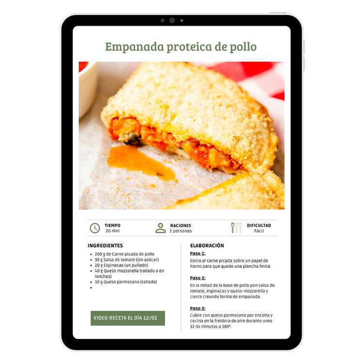 MENÚ 5 DÍAS LOW CARB - EBOOK GRATIS
