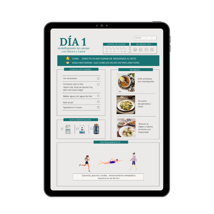 PLANNING DIARIO RETO 14 DÍAS - EBOOK GRATIS