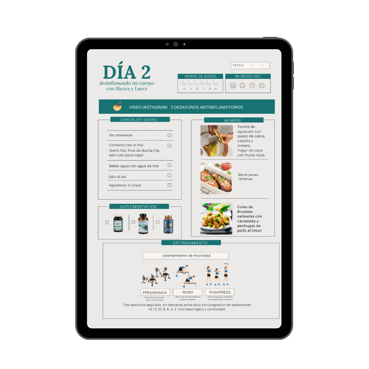 🤰🏻 PLANNING DIARIO RETO 14 DÍAS PARA EMBARAZADAS Y POSTPARTO - EBOOK GRATIS