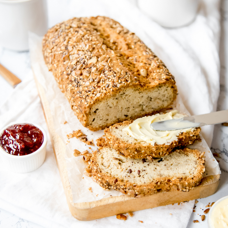 Receta PAN KETO del libro BATCH COOKING