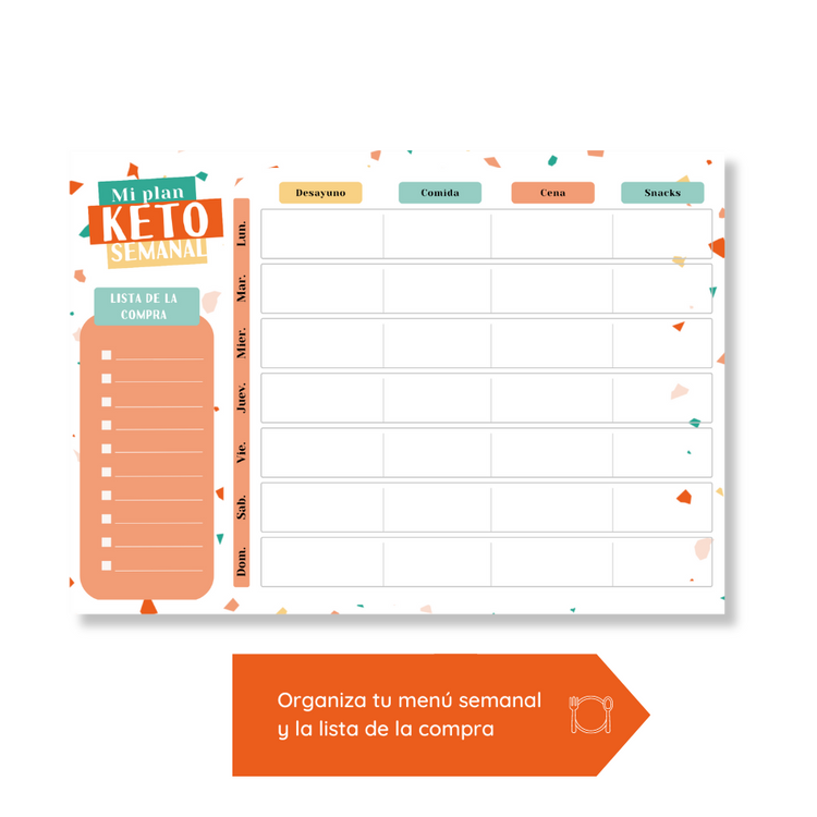KIT ORGANIZADOR KETO SEMANAL