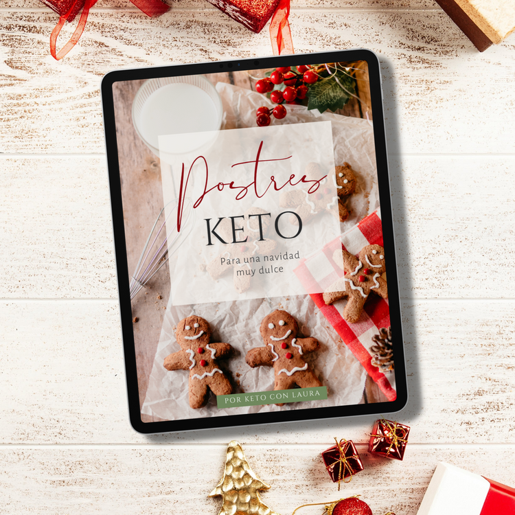 Postres Keto, para una Navidad muy dulce - Ebook de recetas gratis