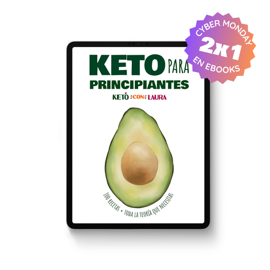 Keto para principiantes - Ebook de recetas y teoría