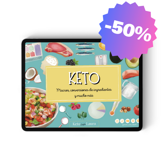 GUÍA KETO DE CARBS, CONVERSIONES... (FORMATO EBOOK)