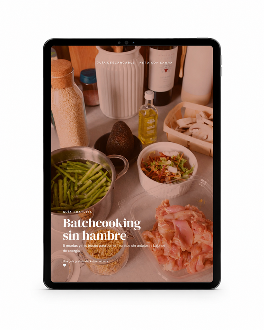 Batchcooking sin hambre · Guía gratuita
